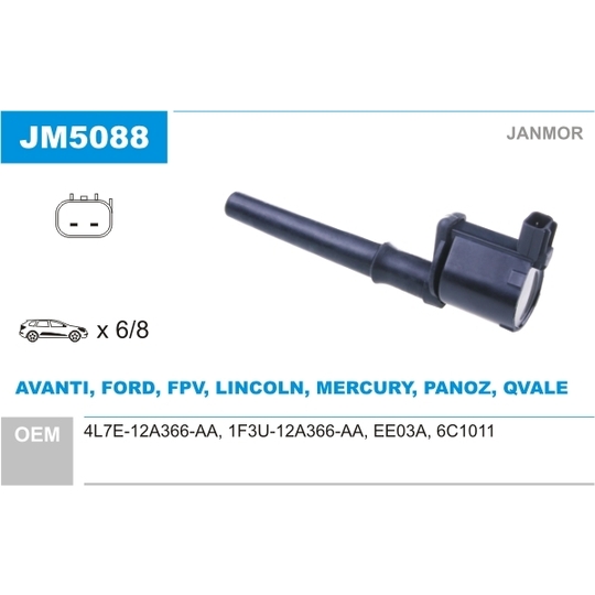JM5088 - Ignition coil 