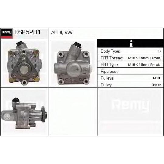 DSP5281 - Hydraulic Pump, steering system 