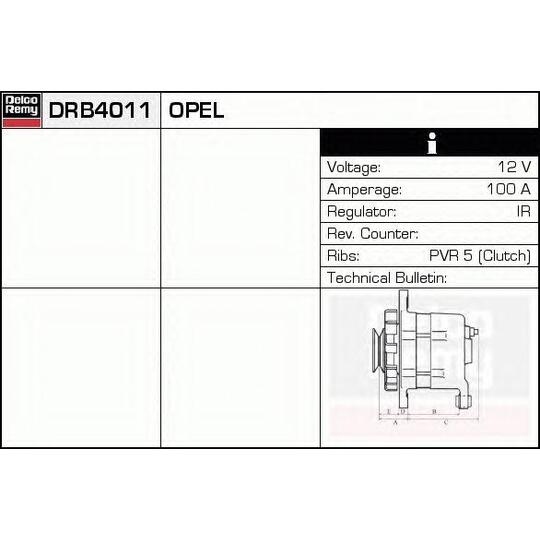 DRB4011 - Alternator 