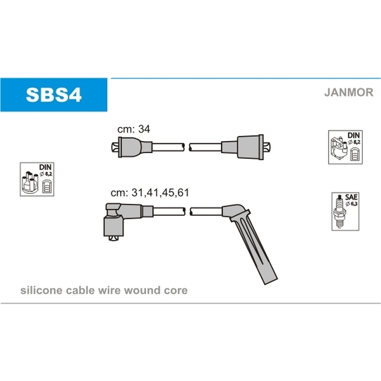 SBS4 - Ignition Cable Kit 