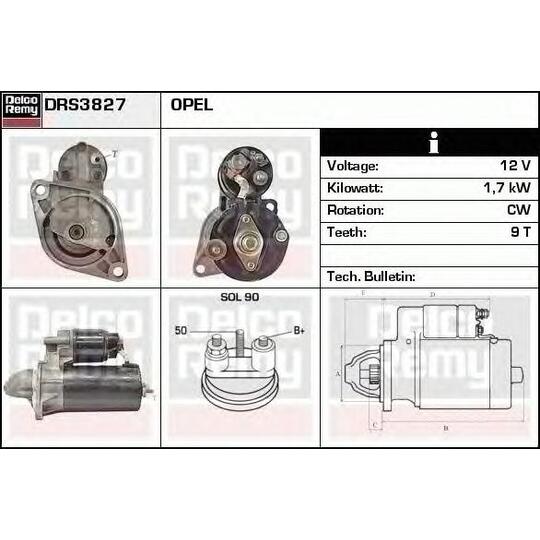 DRS3827 - Starter 