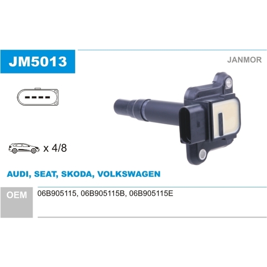 JM5013 - Ignition coil 