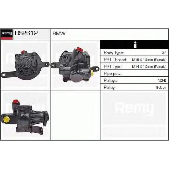 DSP612 - Hydraulic Pump, steering system 