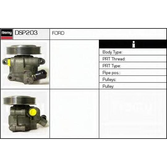 DSP203 - Hydraulic Pump, steering system 