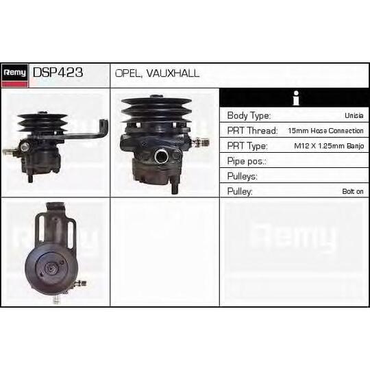 DSP423 - Hydraulic Pump, steering system 