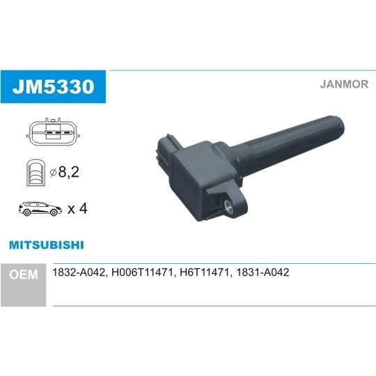 JM5330 - Ignition coil 