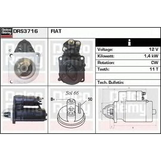 DRS3716 - Starter 