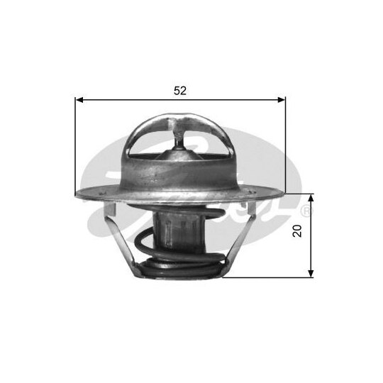 TH00591G1 - Thermostat, coolant 