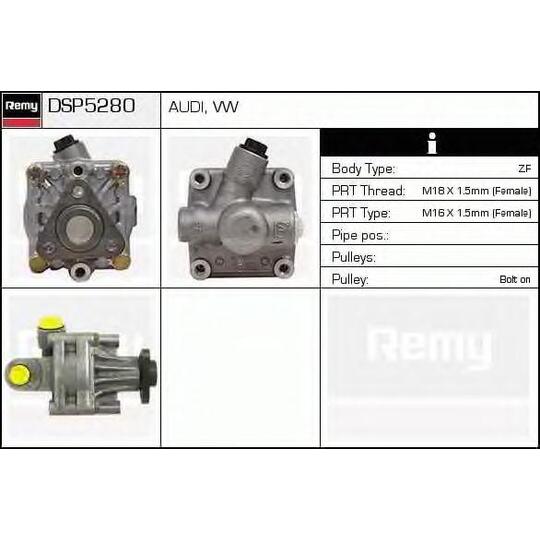 DSP5280 - Hydraulic Pump, steering system 