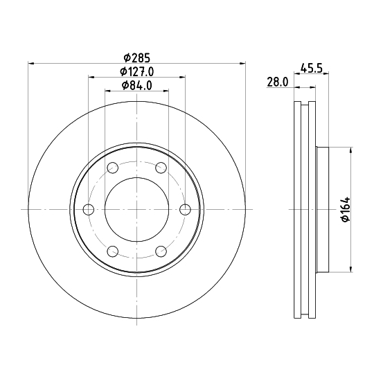 MDC1785 - Brake Disc 