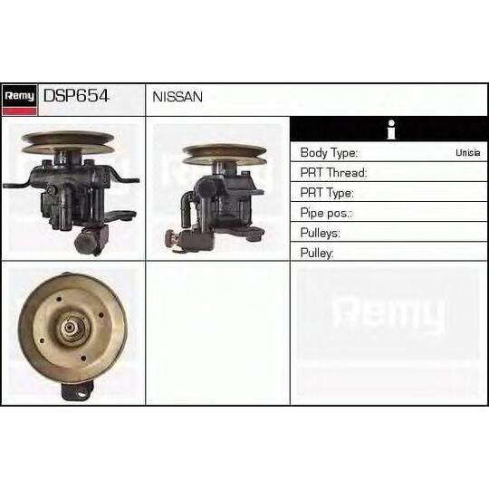 DSP654 - Hydraulic Pump, steering system 