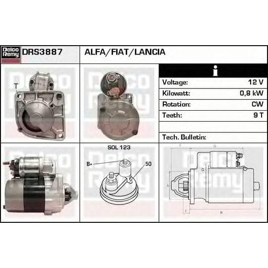 DRS3887 - Starter 