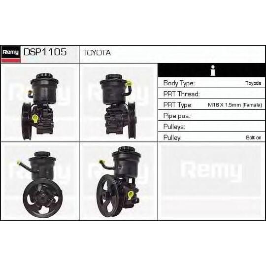 DSP1105 - Hydraulic Pump, steering system 