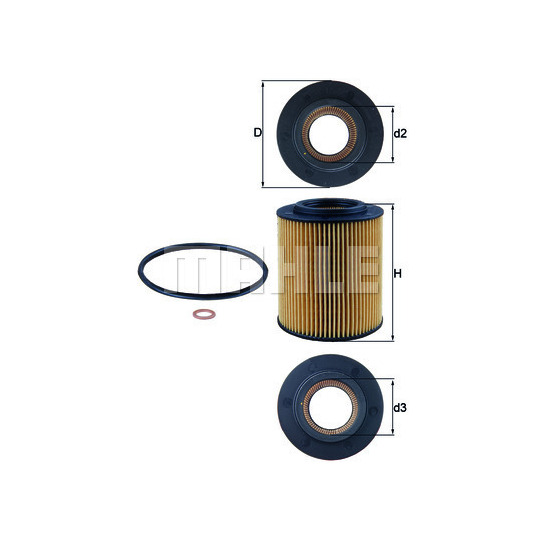 OX 154/1D - Oil filter 