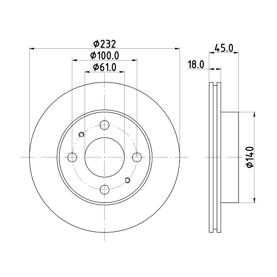 MDC1041 - Brake Disc 