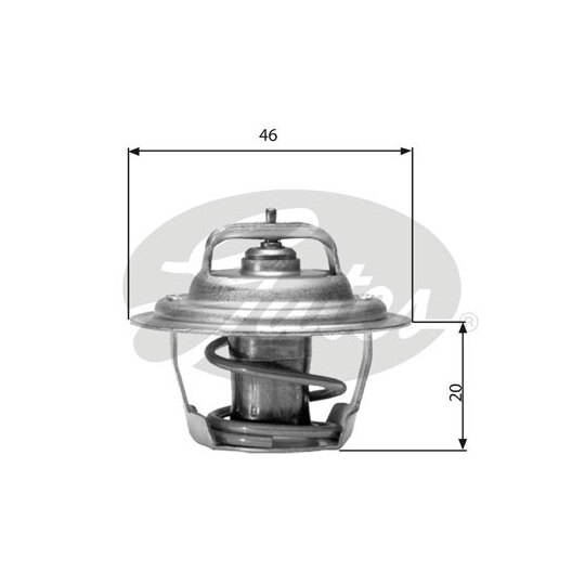 TH02791G1 - Thermostat, coolant 