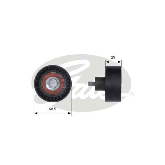 T41233 - Deflection/Guide Pulley, timing belt 