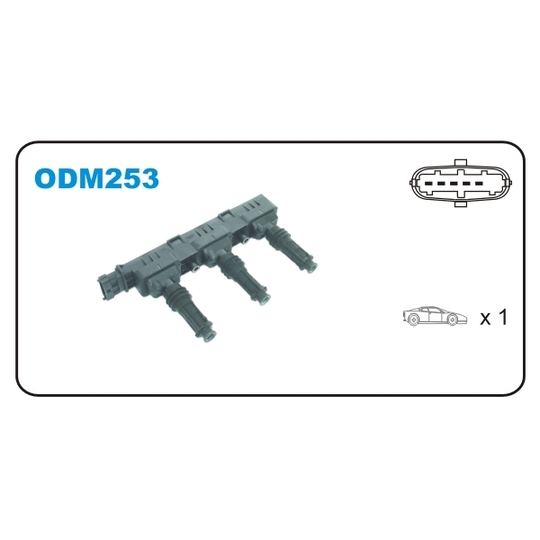 ODM253 - Ignition coil 