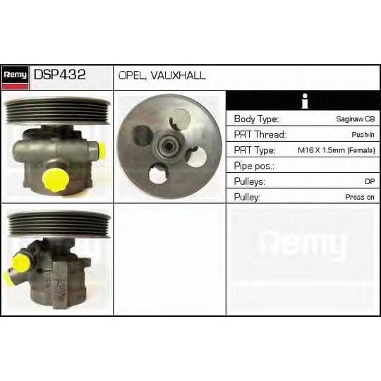 DSP432 - Hydraulic Pump, steering system 