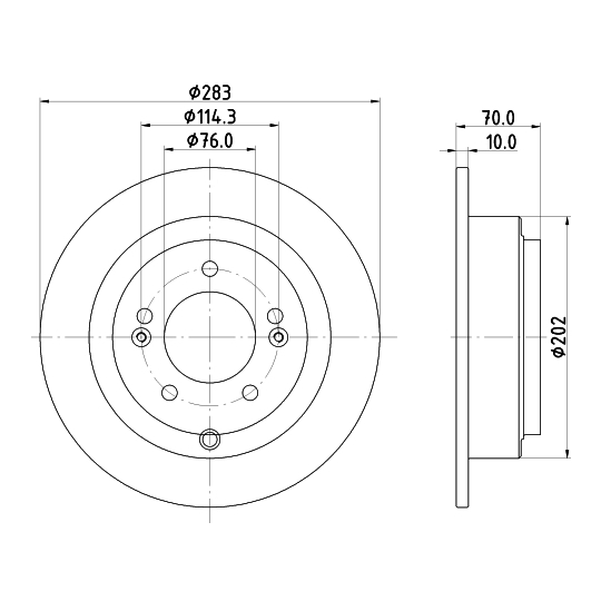 MDC2402 - Brake Disc 