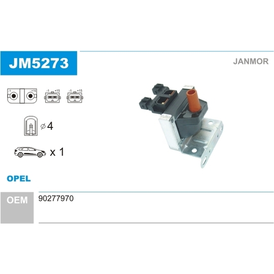 JM5273 - Ignition coil 
