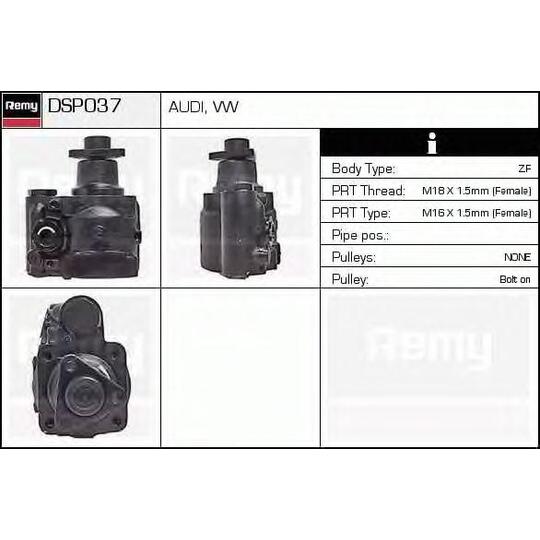 DSP037 - Hydraulic Pump, steering system 