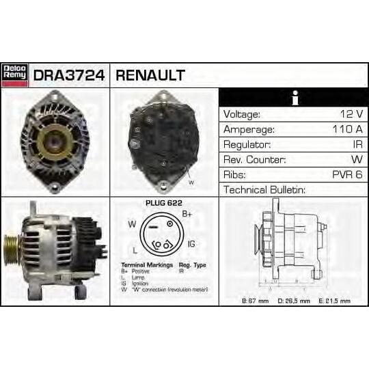 DRA3724 - Generaator 