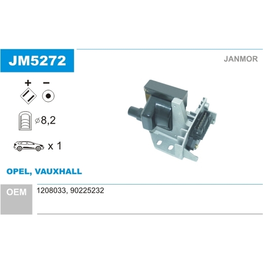 JM5272 - Ignition coil 