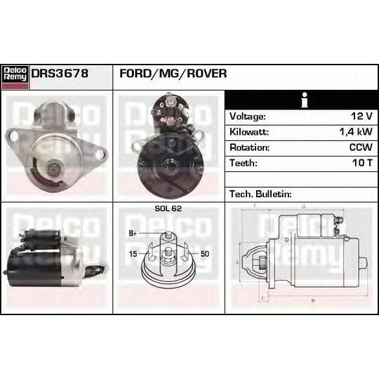 DRS3678 - Starter 