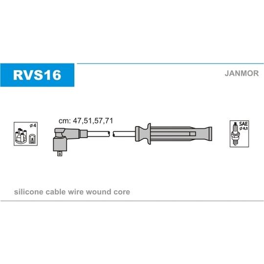 RVS16 - Ignition Cable Kit 