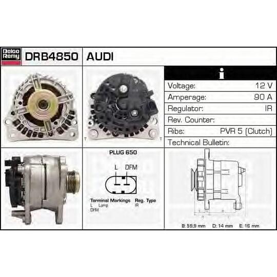 DRB4850 - Alternator 