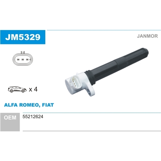 JM5329 - Ignition coil 