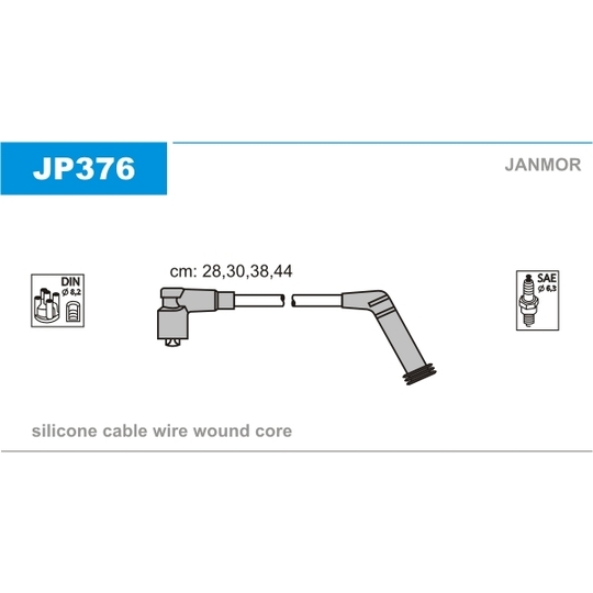 JP376 - Süütesüsteemikomplekt 