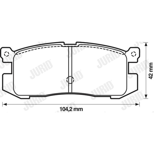 572169J - Brake Pad Set, disc brake 