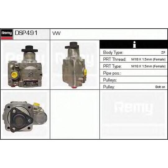 DSP491 - Hydraulic Pump, steering system 