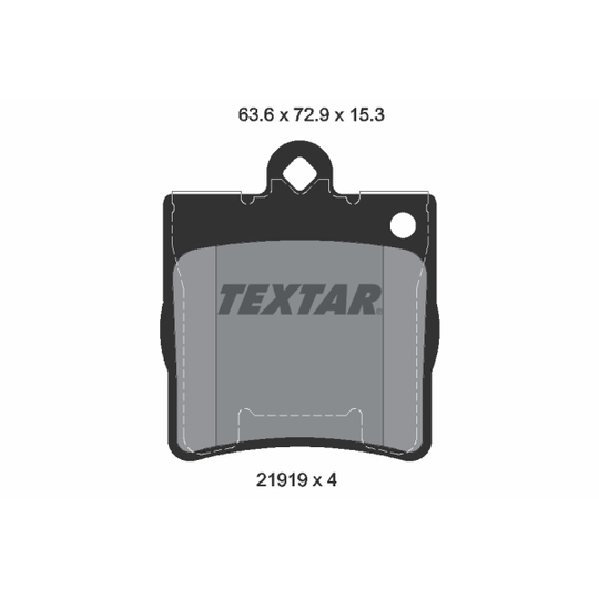 2191901 - Brake Pad Set, disc brake 