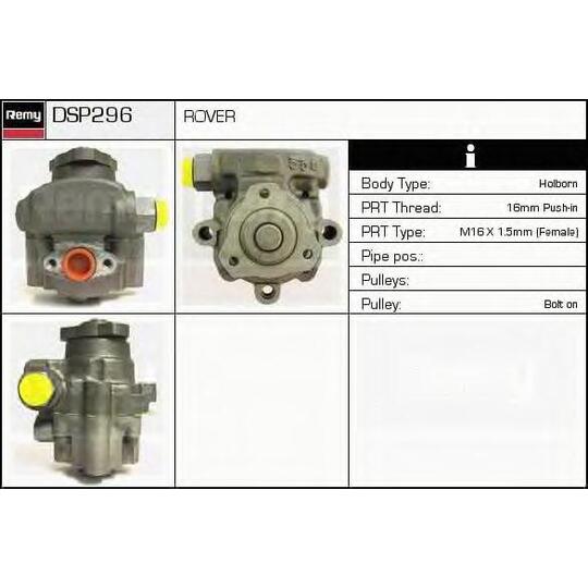 DSP296 - Hydraulic Pump, steering system 