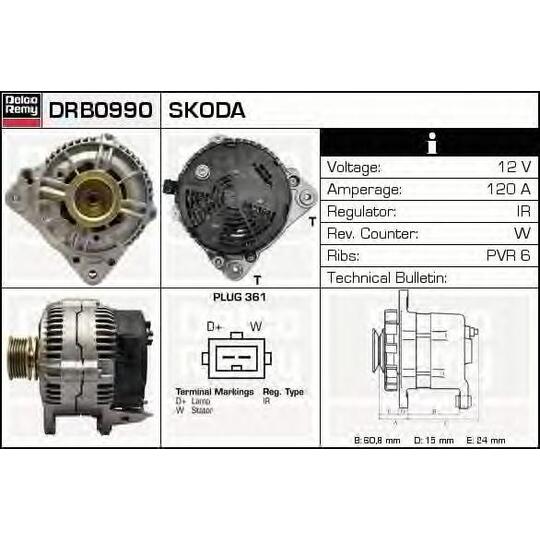 DRB0990 - Alternator 