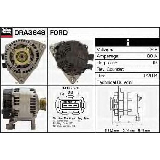 DRA3649 - Generaator 