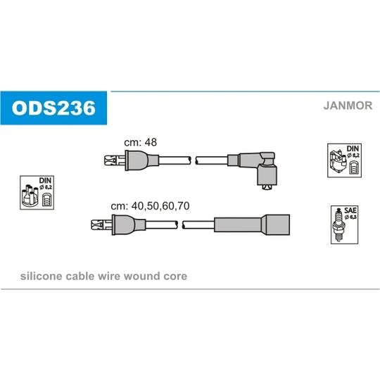 ODS236 - Ignition Cable Kit 