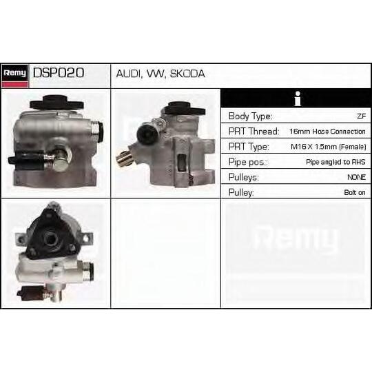 DSP020 - Hydraulic Pump, steering system 