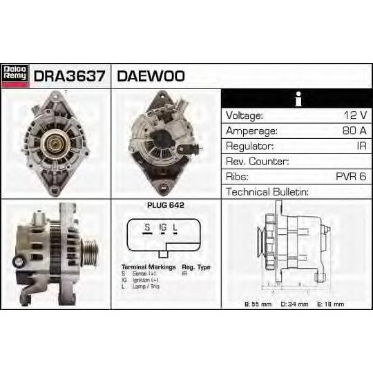 DRA3637N - Generator 