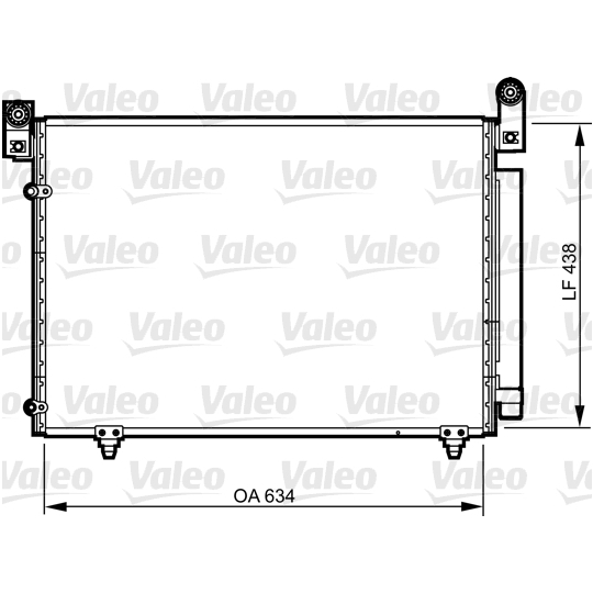 814266 - Condenser, air conditioning 