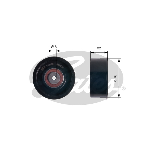 T42169 - Deflection/Guide Pulley, timing belt 