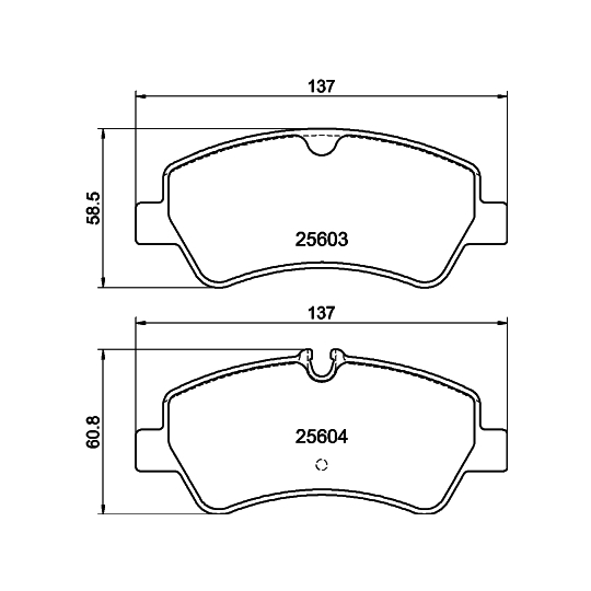 MDB3370 - Brake Pad Set, disc brake 