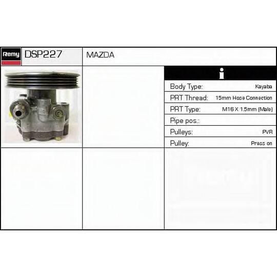 DSP227 - Hydraulic Pump, steering system 