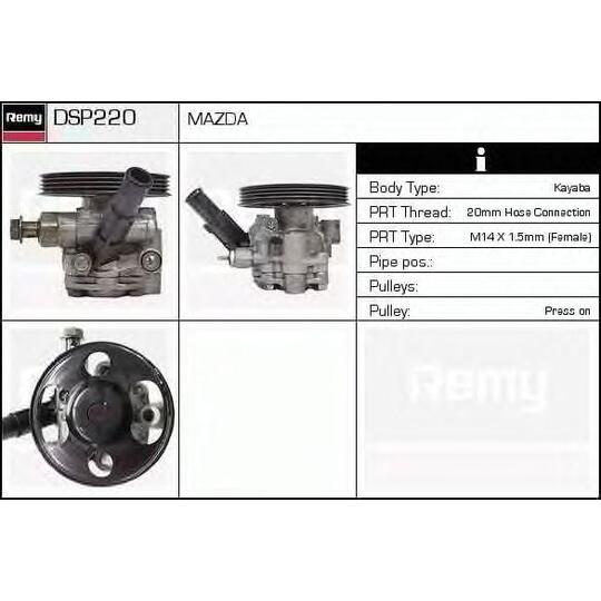 DSP220 - Hydraulic Pump, steering system 