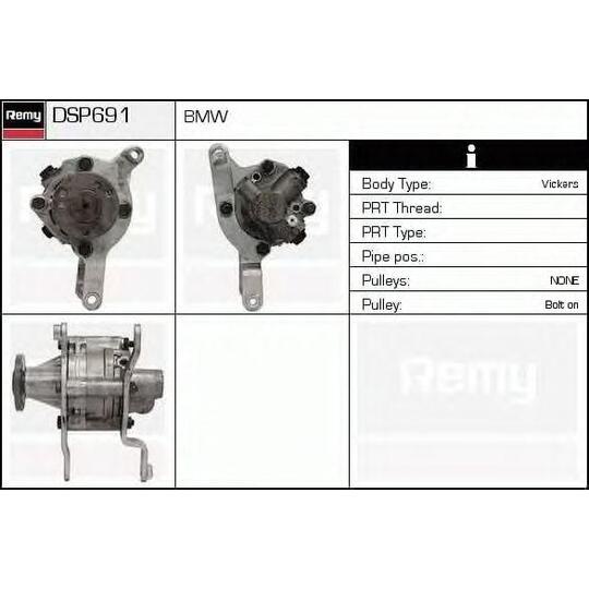 DSP691 - Hydraulic Pump, steering system 