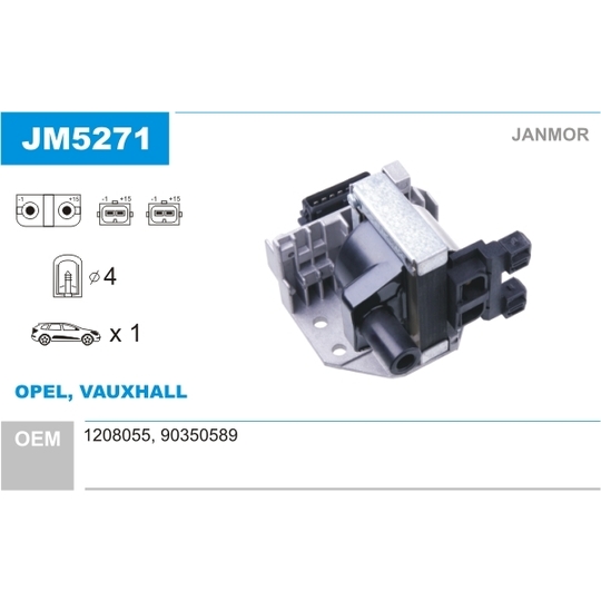 JM5271 - Ignition coil 