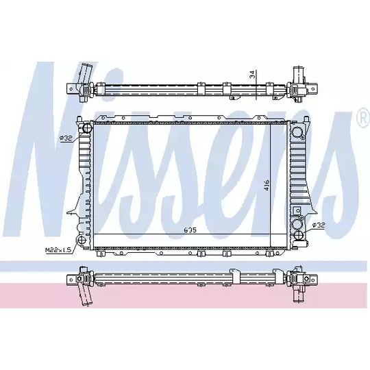 60459A - Radiaator, mootorijahutus 